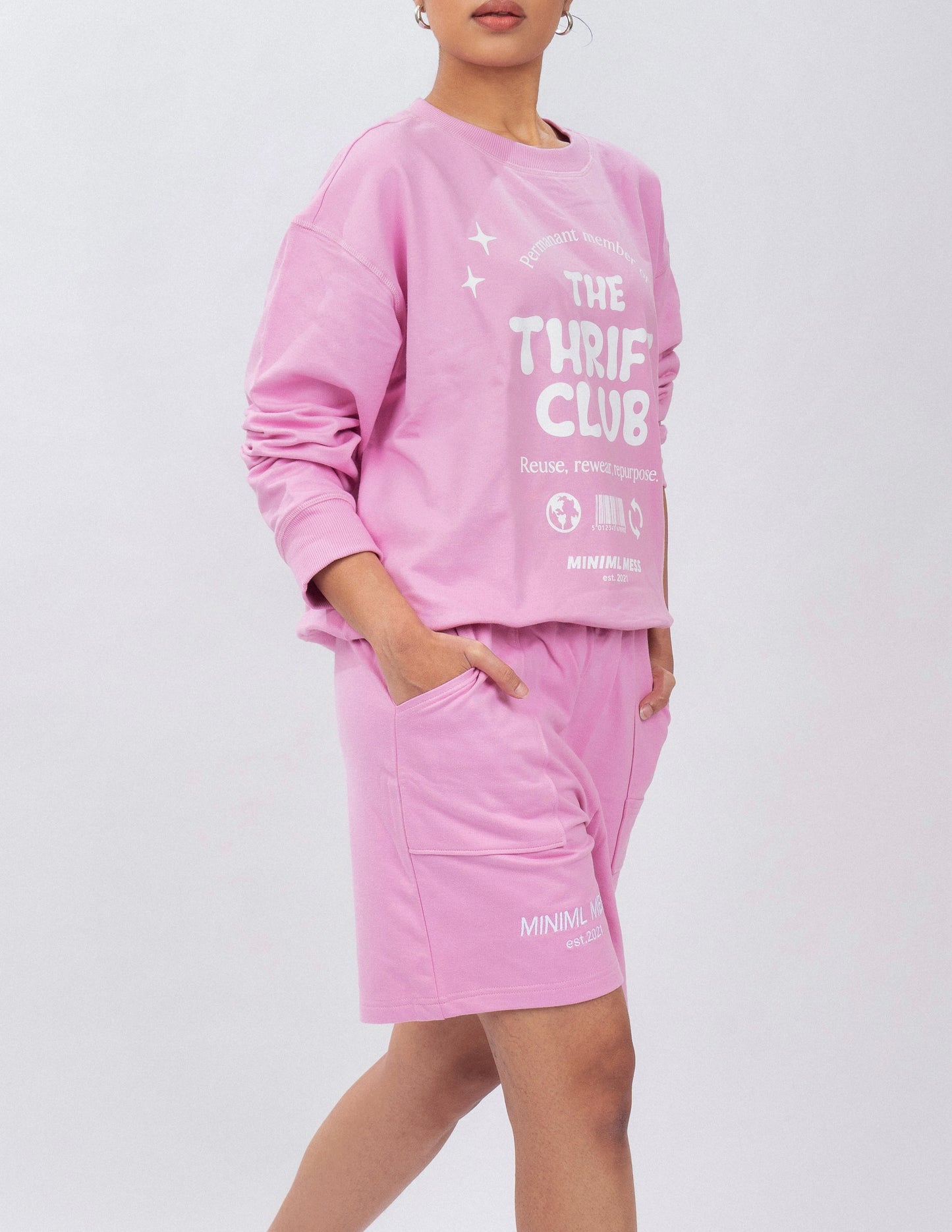 Always in Sync Sweatshorts - Plush Pink