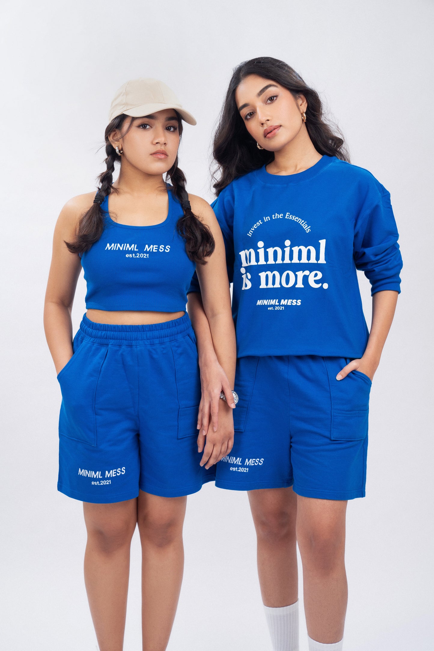 Always in Sync Sweatshorts - Rich Blue