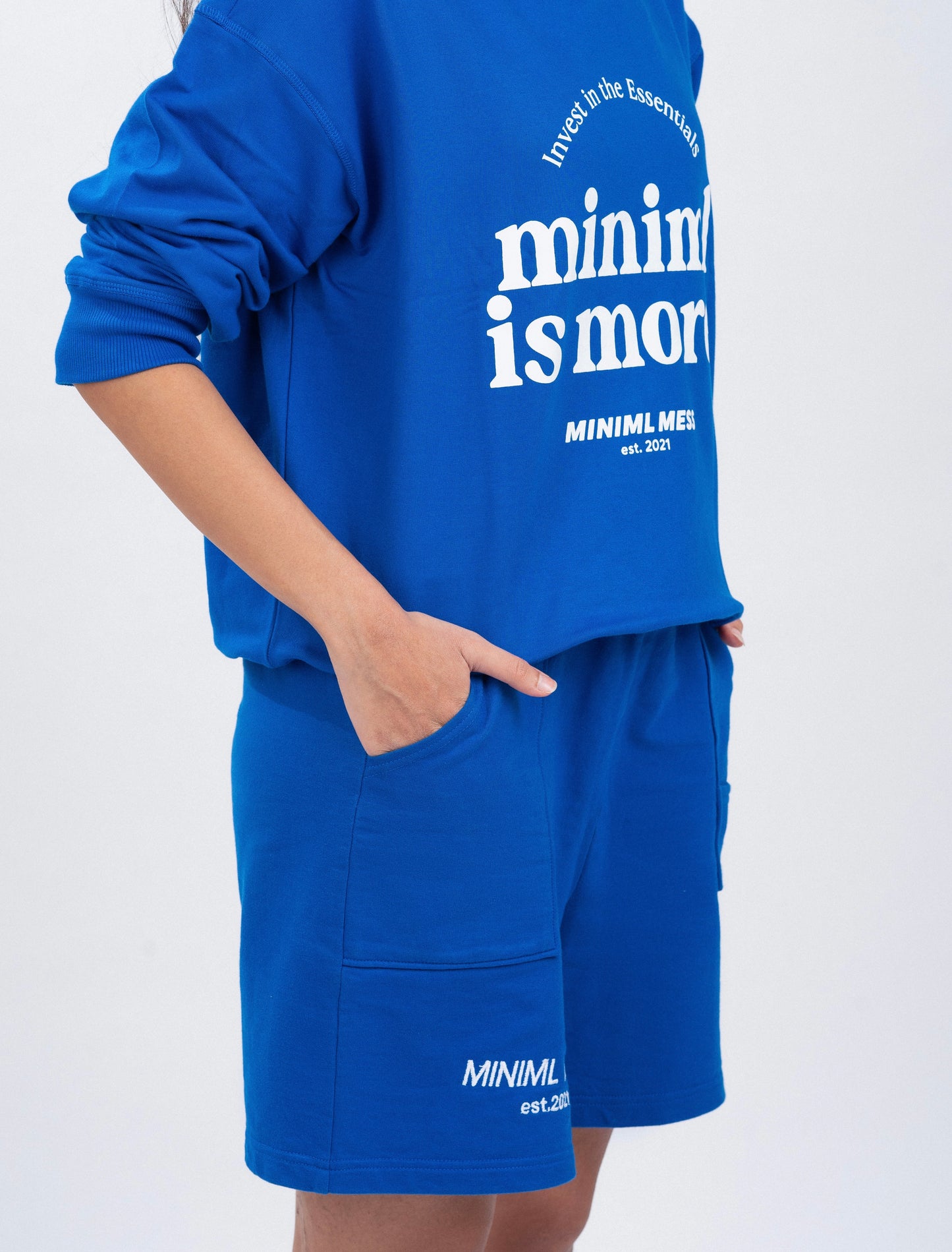 Always in Sync Sweatshorts - Rich Blue
