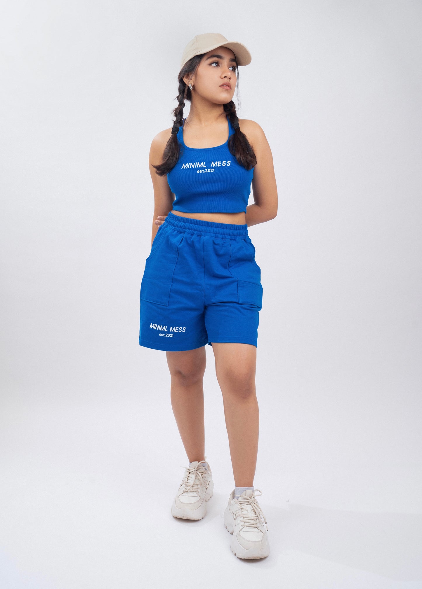 Always in Sync Sweatshorts - Rich Blue